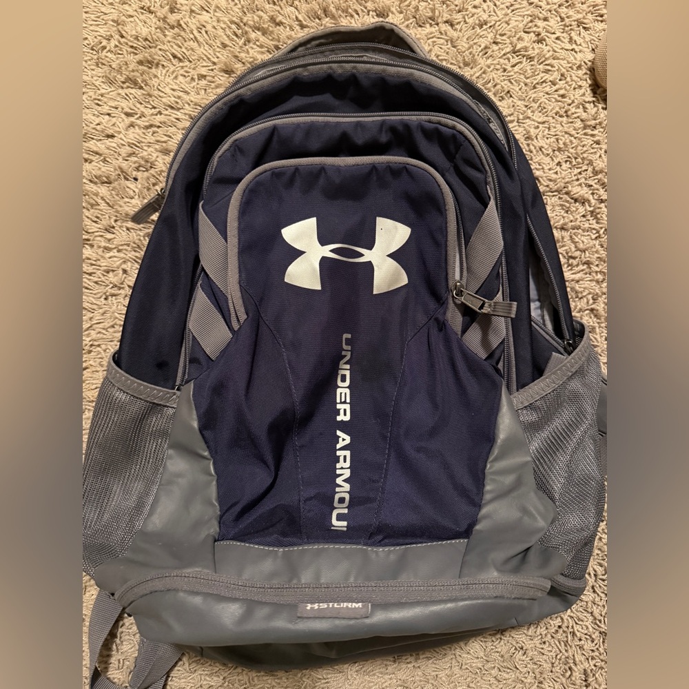 Under Armour Men's Navy and Gray Backpack